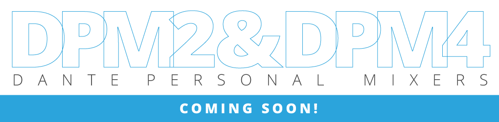 Digital Audio Labs DPM2 and DPM4 Dante Personal Mixers